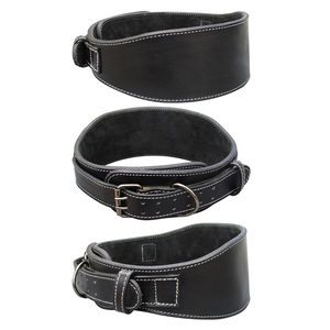 Ceinture de musculation professionnelle à double boucle en cuir de 10 mm d'épaisseur avec double couche - Product Image 2