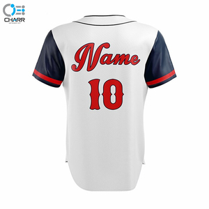 Maillot De golf pour hommes, uniforme professionnel, personnalisé, avec boutons imprimés, bleu marine, - Product Image 3