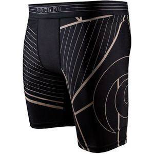 Noir Short De Compression Toutes Saisons Tudo Base Courte couche MMA Short De Compression - Product Image 5