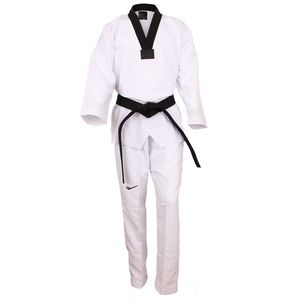 Uniforme Unisex de artes marciales, 8oz, Blanco Gi, 120cm, sin marca, WKF Club Karate - Product Image 1