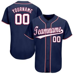 2023 sur mesure respirant Baseball Jersey uniforme en gros pas cher couleur unie impression pour hommes Softball porter - Product Image 5