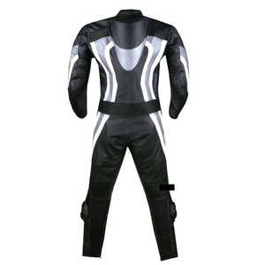 Customizable Leather Racing Suit with <b>Padded</b> Knees Elbow Active Bottoms with Customized Logo for Motorbike for Spring Season - Product Image 5