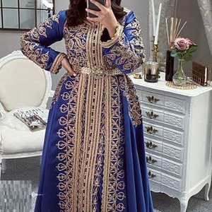 NEW--DESIGNER de EMBROIDERY--ON--PRETTY, BEAUTIFUL--CAFTAN--DRESS---FOR--PARTY--WEAR y boda, 2021 - Product Image 1