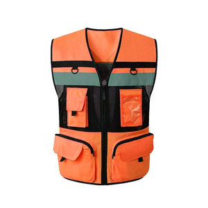 Chaleco profesional de Cordura con Logo personalizado para hombre y mujer, chaleco transpirable de talla grande para deportes al aire libre, carreras y Moto, OEM - Product Image 3