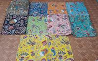 Tela de algodón con estampado y tela para correr, venta al por mayor y fabricante indio, Material crudo para vestido, hecho a mano