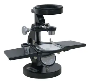 Mikroskop membedah Senior dasar bulat berat dengan badan yang dirancang dengan tepat dan mudah diangkat dan gerakan
