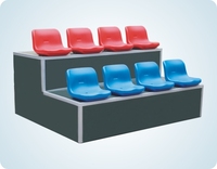 Chaise de stade BLM-1811, installation facile, chaise de stade d'extérieur et d'intérieur, siège de stade