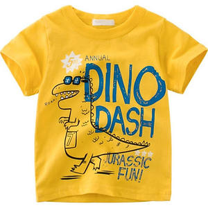 T-shirt pour enfant 100% coton, en soie, vêtements pour enfants, vente en gros - Product Image 2