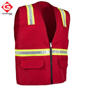 Chaleco de seguridad vial de alta visibilidad al por mayor, chaleco reflectante de trabajo de seguridad con bolsillo, la mejor ropa de trabajo de material a muy bajo precio - Product Image 3