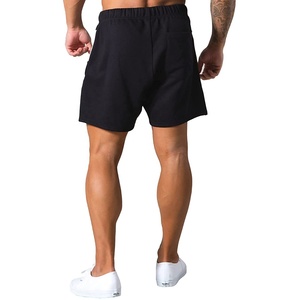 Personnalisé Long French Terry Hommes Formation Athlétique Court Avec Cordon Unisexe Polaire Coton Shorts Blanc Gym Sweat Shorts Pour Hommes - Product Image 3