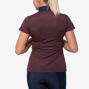 Camisa ecuestre transpirable con capa base para montar a caballo, camisa de manga larga, top a la moda, bajo pedido mínimo, cómoda - Product Image 6