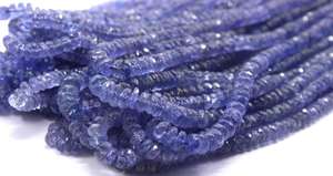 ลูกปัดพลอย tanzanite เจียระไนเป็นพลอย tanzanite ยาว16 "ที่ได้รับความนิยมสำหรับการทำเครื่องประดับ - Product Image 3