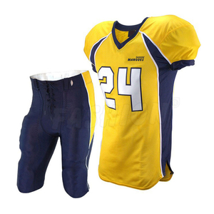 Uniformes de fútbol americano personalizados, ropa deportiva de poliéster, opción de talla grande - Product Image 1