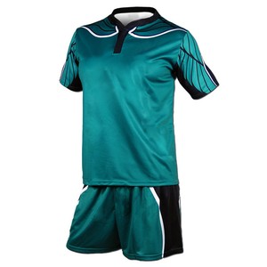 Uniforme de Rugby de Manga Corta, 100% Algodón, Ropa Deportiva Duradera de Alta Calidad, Transpirable, Antibacteriana, de Secado Rápido, Personalizable para Equipos - Product Image 2