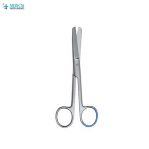 Ciseaux chirurgicales arc-en-ciel droit, émoussés-130mm/140mm, à usage unique - Product Image 1