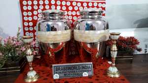 Urna de cremación rosa de latón con mariposa plateada, suministros funerarios de cremación grabados - Product Image 6