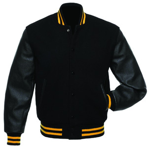 2022 personnalisé en gros à manches longues Baseball Varsity veste pour hommes dernières conceptions formelles hiver plaine blanc Letterman vestes - Product Image 6