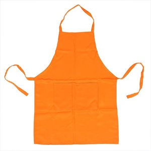 Delantal de moda para camarero, 100% algodón orgánico, certificado GOTS, color naranja, nuevo - Product Image 1