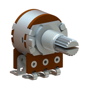 Potentiomètre rotatif de 16mm en métal et plastique, avec interrupteur 10K - Product Image 1