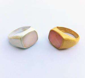 Plata de Ley 925 chapado en oro proveedor mayorista de hecho a mano hombre barato bajo MOQ de moda único Multi anillos de piedras preciosas - Product Image 4