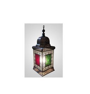 Linterna de Metal de estilo marroquí hecha a mano nueva de alta calidad para decoración de boda de Navidad al aire libre interior linterna de Ramadán de la mejor calidad - Product Image 1