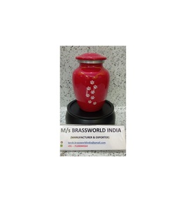 Urna de cremación de Mascota, suministros funerarios de pata de aluminio al cielo, "urna de cremación multicolor" - Product Image 1