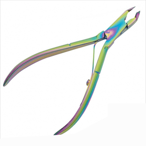 Cortacutículas de Alta Calidad, Color Arcoíris de Titanio, Cortacutículas Profesionales, Cortacutículas Rusos para Arte de Uñas - Product Image 1