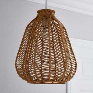 Abat-jour de plafond en jonc de mer tissé à la main, exquis et durable, couleur personnalisée pour la maison, style moderne rustique côtier, meilleur choix - Product Image 2