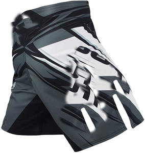 Pantalones cortos de boxeo MMA para hombre-Diseños personalizados Material de poliéster al por mayor disponible - Product Image 3