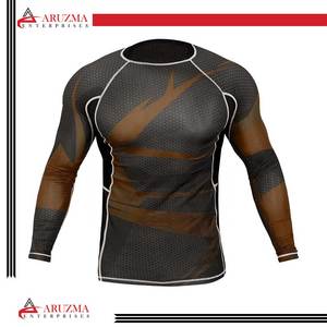 Créez votre idée Chemises de compression pour hommes Meilleur matériau Parfaitement coupé et cousu Nouveau style pour les chemises de compression pour hommes - Product Image 3