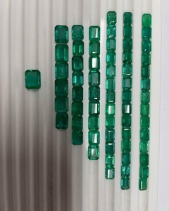 Natural Untreated Calibrated Emerald octagon cut <b>7</b>/5mm to 8/10mm Zambian Emerald Lot by Sadiya International - Product Image 3