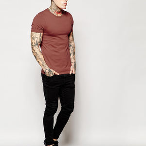 Camiseta de alta calidad 60% algodón 40% poliéster ropa Camiseta deportiva para hombres - Product Image 2