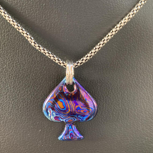 Collier/pendentif Timas Mokuti fait main Design géométrique personnalisable en acier avec laiton cuivre placage numéro bijoux à breloques - Product Image 1