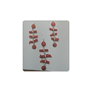 Vintage 925 Sterling Silver Haute Qualité Or Gemme Perle Diamant Or Rose Trendy Drop Design Parties Cadeaux Fiançailles - Product Image 1