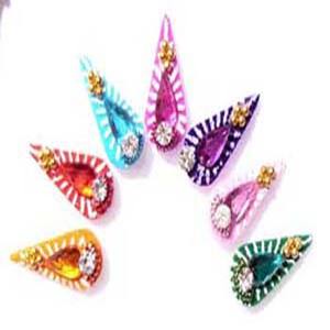 Autocollants Bindi à la mode et magnifiques pour le front, multicolores, assortis, pack de Bindi de mariée, cadeau indien pour femmes - Product Image 5