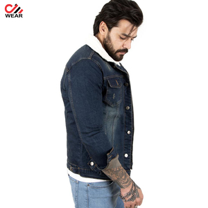 Blouson en Jean pour hommes, vêtement en Denim de haute qualité, vente en gros, - Product Image 2