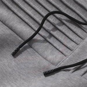 Sudadera con capucha bordada unisex hecha en fábrica con estampado de chenilla para el invierno - Product Image 5