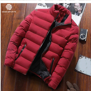 MESS SPORTS Men's 2024 Fashion New Unique Design Custom Hooded Reversible Eco-Friendly <b>Winter</b> Puffer <b>Jackets</b> <b>Cheap</b> Price High - Product Image 3
