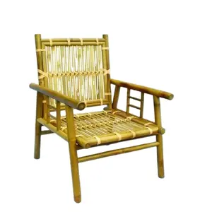 Bestseller Outdoor Indoor Bambus Sessel Sofa, umwelt freundliche Bambus möbel Relax Großhandel