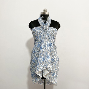 Sarong de plage, paréo imprimé floral, pour l'été, vente en gros, - Product Image 1