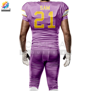 Uniforme de Fútbol Americano Personalizado, Camiseta y Pantalones, Anti-UV, Transpirable, de Secado Rápido, Tallas Grandes, Unisex, Adulto, Fórmula 1 Industries - Product Image 3