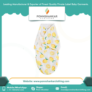 Envoltura para recién nacido con serigrafía Digital personalizada 70% bambú 30% tela tejida de algodón orgánico manta para niña ropa de cama - Product Image 3