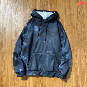 Sudadera con Capucha Tie Dye para Hombre con Efecto Marshmallow y Bordado Personalizado, con Logotipo Personalizado, Sudadera de Forro Polar de Alta Calidad para Invierno - Product Image 4