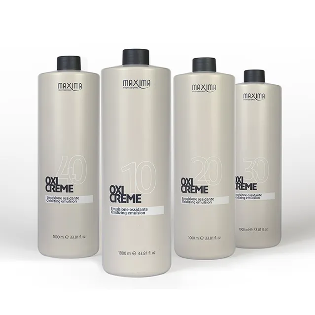 Made in Italy professional hair care products peroxide with panthenol oxidizing emulsion cream