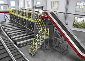 Líneas de clasificación de residuos, selecciones de más del 90% de PET reciclados, HDPE, papel de desecho, metales ferrosos y no ferrosos. Certificación CE - Product Image 2