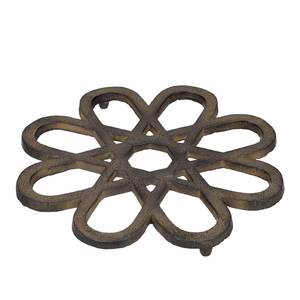 Remache de Metal para cocina, flor, negro - Product Image 1