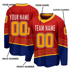 Uniforme de jugadores de hockey sobre hielo de calidad/camisetas de hockey sobre hielo de sublimación para hombres y mujeres - Product Image 2