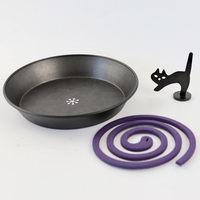 Support pour Moustiquaire Chaman Inde, Brûleur d'Encens, Support en Fer