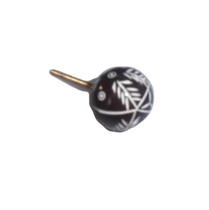 Boutons floraux pour tiroir cuisine bureau à domicile avec des motifs incurvés disponibles dans d'autres couleurs et modèles décor à la maison - Product Image 1