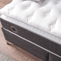 Colchón Doble King Size para Dormitorio de Hotel, Madera, Proveedor Turco, Tapicería Turca, Muebles para Apartamento